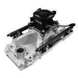 FiTech Ultra Port EFI BBC Systems 30-10-411 Fuel Injection Systems, EFI, Intake Manifold, Uni Black Throttle Body, ECM, Gas, E85, 1000 HP, Chevy, Big Block, Rectangle Port, Kit thumbnail 2