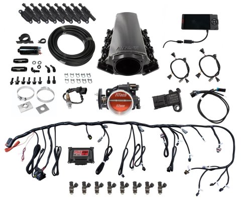 FiTech Ultimate LS EFI 500 HP Fuel Injection Systems 79101 System, HP, Multiport, Cathedral Port, In-Line Pump, LED Coil Packs, Kit