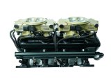 FiTech Ultimate LS EFI 750 HP Fuel Injection Systems 70081 Systems, Dual Quad Classic Gold System With Cathedral Port Intake & Transmission Control thumbnail 2