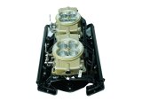 FiTech Ultimate LS EFI 750 HP Fuel Injection Systems 70081 Systems, Dual Quad Classic Gold System With Cathedral Port Intake & Transmission Control thumbnail 4