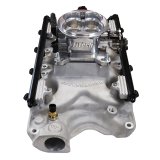 FiTech Ultra Port EFI SBF 351W Systems 30-18-610 Fuel Injection Systems, EFI, Offenhauser VPI, Intake Manifold, Uni Brilliant Throttle Body, ECM, Gasoline, E85, 750 HP, Ford, 351W, Kit thumbnail 4