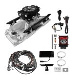 FiTech Ultra Port EFI BBC Systems 30-11-415 Fuel Injection Systems, EFI, Intake Manifold, Black Throttle Body, ECM, Gasoline, E85, 1000 HP, Chevy, Big Block, Oval Port, Kit thumbnail 1