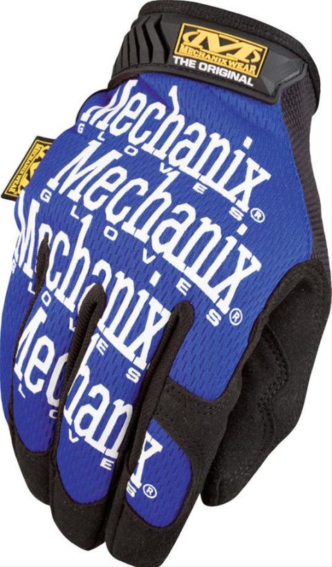 Mechanix Wear Original Gloves MG-03-012 Gloves, Original, 2X-Large, Single Layer, Blue, Synthetic Leather, Pair thumbnail 3