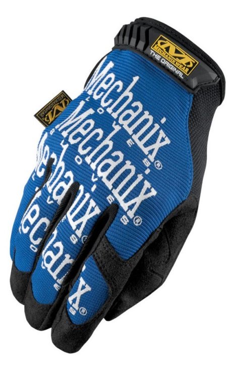 Mechanix Wear Original Gloves MG-03-012 Gloves, Original, 2X-Large, Single Layer, Blue, Synthetic Leather, Pair thumbnail 4
