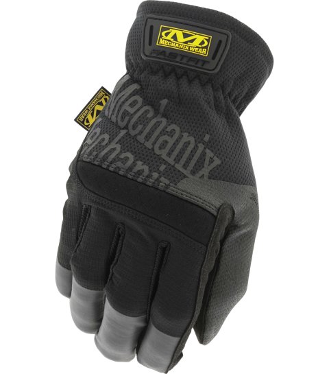 Mechanix Wear FastFit Gloves MFF-05-012 Gloves, Fast Fit, 2X-Large, Single Layer, Black, Synthetic Leather, Pair thumbnail 3
