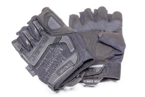 Mechanix Wear Fingerless M-Pact Gloves MFL-55-010 Gloves, M-Pact, Large, Double Layer, Black, Synthetic Leather, Pair thumbnail 4