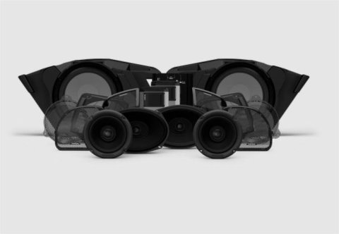Rockford Fosgate Harley-Davidson® M5 Stage 5 Speaker and Amplifier Kits HD14-STG5 2014+ Harley Davidson Road Glide/Street Glide Audio Kit thumbnail 1