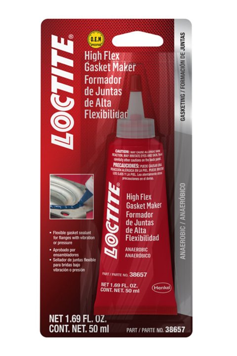 Loctite High-Flex Form-In-Place Gasket Maker 555354 Sealant, Maker, Form-In-Place, -65 to 300 degrees F Temperature Range, Blue, 50 ml, Each thumbnail 2