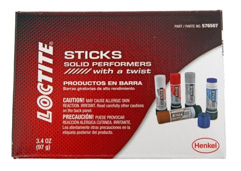Loctite Thread Treatment Sticks 576507 Sticks, Sealers, Lockers, Assortment, Set of 5 thumbnail 2