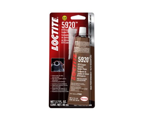 Loctite RTV 5920 Copper Silicone Gasket Maker 491984 Sealant, RTV, High Performance, Silicone, 5920, Copper, Squeeze Tube, 80 ml, Each thumbnail 1