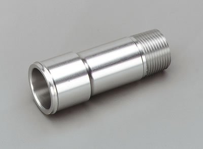 CSR NPT to Smooth Hose Adapters 906 Fitting, Adapter, Barb, Straight, Aluminum, Clear Anodized, 3/4 in. NPT, 1 1/4 in. Barb, Each thumbnail 2