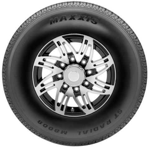 Maxxis M8008 ST Plus Radial Trailer Tires 235/80-16 Tires, Plus, 235/80-16, Radial, Blackwall, 10 Ply Rated, 3,420 lbs Max Load, Each thumbnail 2