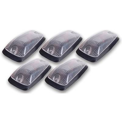 Pacer Performance Hi-Five Cab Lights 20-220C Roof Lights, Chevy, GMC, Pickup, Clear Lens, Set of 5 thumbnail 1