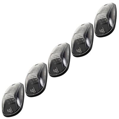 Pacer Performance Hi-Five Cab Lights 20-247C Roof Lights, Dodge, Clear Lens, Amber LED Bulbs, Set of 5 thumbnail 2