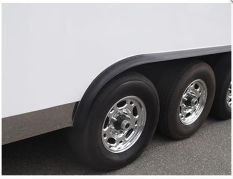 Pacer Performance Flexy Flares Fender 52-150 Flare, Front, Rear, Black Synthetic Rubber, Universal, 50 ft. Roll, Each thumbnail 3