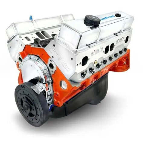 BluePrint Engines GM 383 C.I.D. 445 HP Dressed Power Adder Stroker Long Block Crate BP38317CT1 Engines, Block, 6.3L/383, Assembled, Internal/External Balance, Chevy, Small Block, Each thumbnail 2