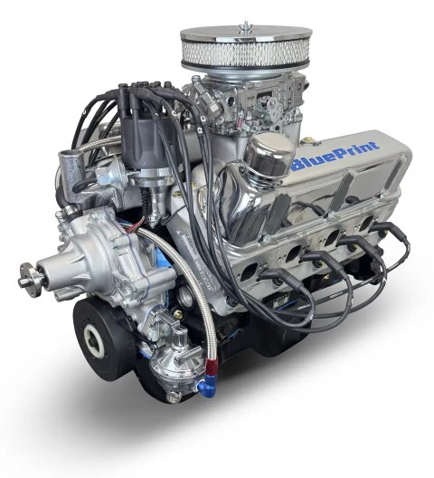 BluePrint Engines Ford 302 C.I.D. 361 HP Dressed Long Block Crate BP302RCTCD Engine, Aluminum Heads, Iron Block, 9.4:1 Comp., Hydraulic Roller Cam, 4-Bolt Mains, 600 CFM Carb, 5.0L/302, Windsor, Each thumbnail 1