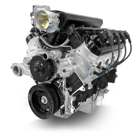 BluePrint Engines Pro Series Chevy LS 427 C.I.D. 605 HP EFI Base Dressed Long Block Crate PSLS4275CTF Engine c.i. GM Style Proseries Iron Block, Fabbed Alum Intake, E Controls thumbnail 2