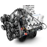 BluePrint Engines Ford 347 C.I.D. 415 HP Dressed Stroker Long Block Crate BP3479RCTCKB New BPE standard bore 342, CARBURETOR, BLACK PULLEY KIT, REAR SUMP, / FT LBS thumbnail 1