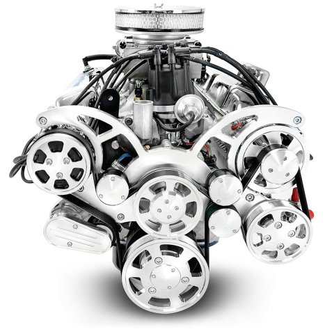 BluePrint Engines Ford 347 C.I.D. 415 HP Dressed Stroker Long Block Crate BP3479RCTFK New BPE standard bore 342, FUEL SYSTEM, PULLEY KIT, REAR SUMP, / FT LBS thumbnail 2