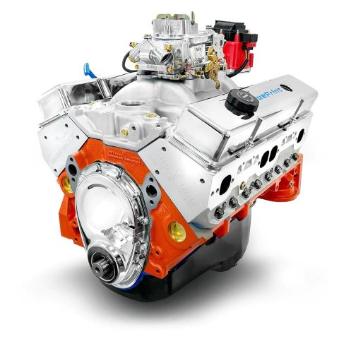 BluePrint Engines GM 400 C.I.D. 508 HP Dressed Long Block Crate BP4002CTC1 Engine, Block, Chevy, Small Block, Engine, SBC Motor Aluminum Heads, Forged thumbnail 2