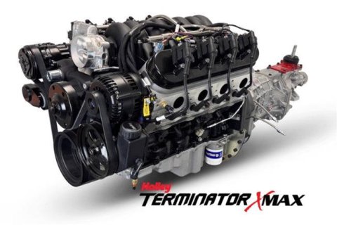 BluePrint Builder Series LS427/605HP Standard Edition EFI Crate Engine and T56 Transmission Combos BLS4273KBT56 427 c.i. LS Iron Block Edition, Fuel Injected, Manual w/ Black Pulley Kit thumbnail 1