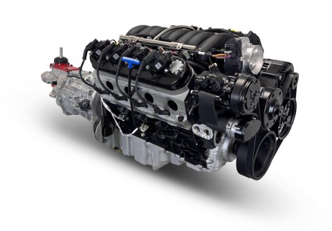 BluePrint Builder Series LS427/605HP Standard Edition EFI Crate Engine and T56 Transmission Combos BLS4273KBT56 427 c.i. LS Iron Block Edition, Fuel Injected, Manual w/ Black Pulley Kit thumbnail 3