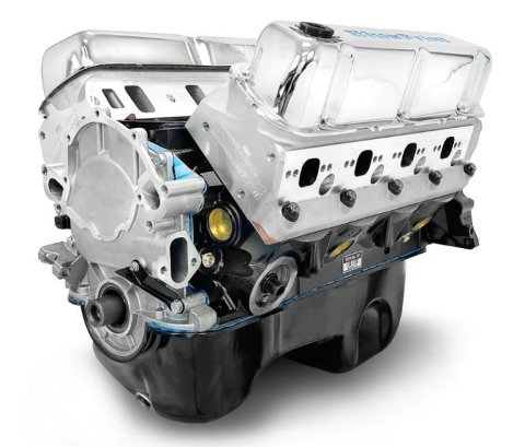 BluePrint Engines Ford 347 C.I.D. 415 HP Base Stroker Long Block Crate BP3479RCT Engine, Block, 4-bolt Mains, 10.0:1 Compression, Aluminum Cylinder Heads, Ford, 5.0L Windsor, Each thumbnail 2