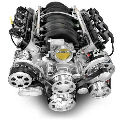 BluePrint Engines Pro Series Chevy LS 376 C.I.D. 530 HP EFI Base Dressed Long Block Crate PSLS3763CTFK Engine, Fully Block, GM C.I.D., Internal Engine Balance, Aluminum Cylinder Heads, Chevy, 6.2L LS, Each thumbnail 1