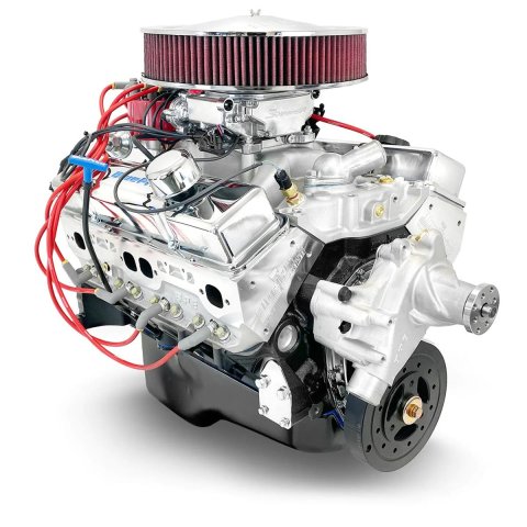 BluePrint Engines GM 350 C.I.D. 390 HP Dressed Long Block Crate with Fuel Injection BP3505CTFD Engine, Longblock, C.I. Injection, HP, 410 TQ, New Block, Aluminum Heads, Chevy, Small Block, Each thumbnail 1