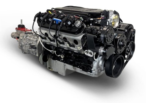 BluePrint Builder Series LS427/585HP Standard Edition EFI Crate Engine and T56 Transmission Combos BLS4278KBT56 427 c.i. LS Iron Block Edition, Fuel Injected, Manual w/ Black Pulley Kit thumbnail 1