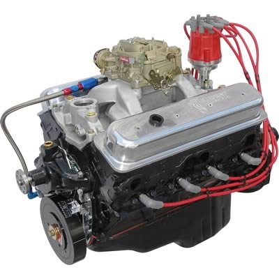 BluePrint Engines Marine GM 383 C.I.D. 405 HP Stroker Dressed Long Block w/Cast Components MBP3830CTC Crate Engines, Components, 6.3L/383, Assembled, Chevrolet, Small Block, Each thumbnail 2