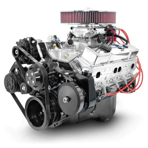 BluePrint Engines GM 350 C.I.D. 390 HP Dressed Long Block Crate with Fuel Injection BP3505CTFK Engine, Longblock, C.I. Drop In, Injection, HP, 410 TQ, New Block, Aluminum Heads, Chevy, Small Block, Each thumbnail 1