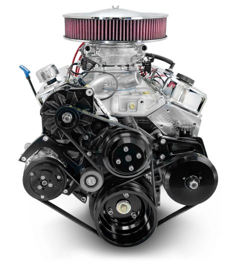 BluePrint Engines GM 350 C.I.D. 390 HP Dressed Long Block Crate with Fuel Injection BP3505CTFK Engine, Longblock, C.I. Drop In, Injection, HP, 410 TQ, New Block, Aluminum Heads, Chevy, Small Block, Each thumbnail 2