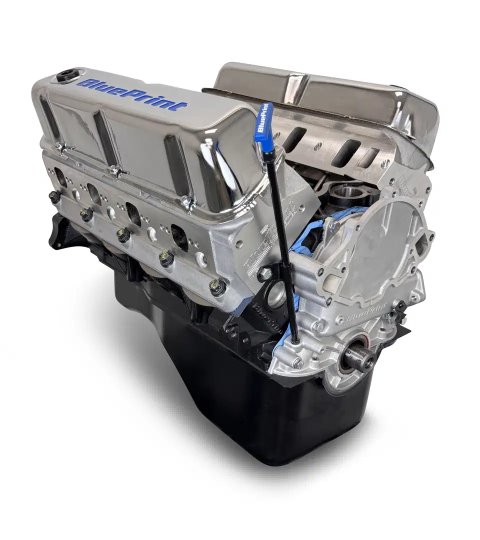 BluePrint Engines Ford 347 C.I.D. 415 HP Base Stroker Long Block Crate BP3479CT Engine, Block, Assembled, Aluminum Cylinder Heads, 4-bolt Mains, Ford, 5.0L Windsor, Each thumbnail 1