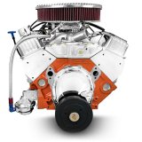 BluePrint Engines GM 327 C.I.D. 350 HP Fully Dressed Long Block Crate BP327CTCV Engines, Block, Aluminum Heads, 9.45:1 Comp., Hydraulic Roller, 670 cfm Carb, Chevrolet, 5.0L, Each thumbnail 3
