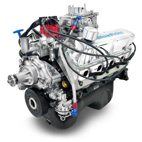 BluePrint Engines Ford 347 C.I.D. 415 HP Dressed Stroker Long Block Crate BP3479RCTCD Engine, Block, 4-bolt Mains, 10.0:1 Compression, 670 cfm Carburetor, Ford, 5.0L Windsor, Each
