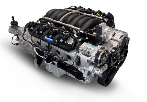 BluePrint Builder Series LS427/605HP Standard Edition EFI Crate Engine and TKX Transmission Combos BLS4273KTKX 427 c.i. LS Iron Block Edition, Fuel Injected, Manual w/ Polished Pulley Kit thumbnail 1