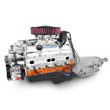 BluePrint Builder Series 454/563HP Standard Edition Carbureted Crate Engine and 700R4 Trans Combos B454K700 454 c.i. Series, Carbureted, Automatic Transmission /w Polished Pulley Kit. Incl. 30 month/50,000 warranty & Dyno thumbnail 3