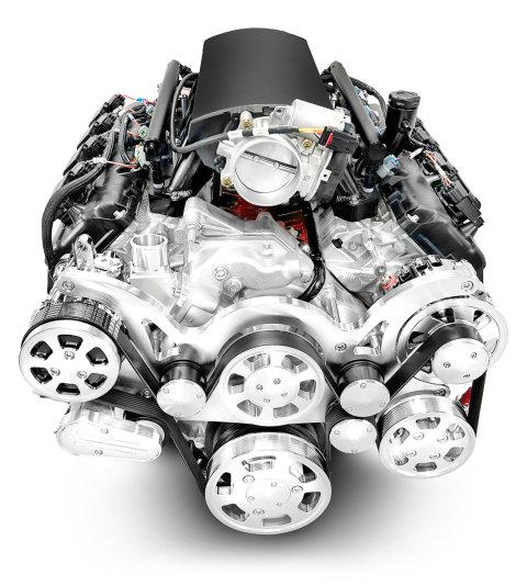 BluePrint Builder Series 426/610HP Standard Edition EFI Crate Engine and TKX Transmission Combos B426KTKX 426 c.i. Series, Carbureted, Manual /w Polished Pulley Kit. Incl. 30 month/50,000 warranty & Dyno thumbnail 2
