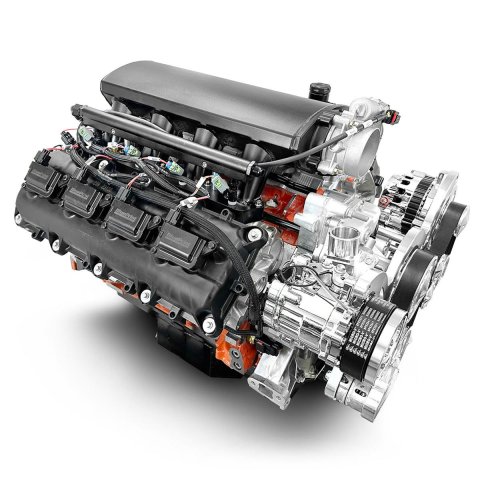 BluePrint Builder Series 426/610HP Standard Edition EFI Crate Engine and TKX Transmission Combos B426KTKX 426 c.i. Series, Carbureted, Manual /w Polished Pulley Kit. Incl. 30 month/50,000 warranty & Dyno thumbnail 3