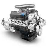 BluePrint Builder Series 427W/541HP Cobra Edition Carbureted Crate Engine and TKX Trans Combos BF427KTKXC 427 c.i. Series, Carbureted, Manual Transmission w/Polished Pulley Kit. Incl. 30 months/50,000 warranty & Dyno thumbnail 3