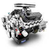 BluePrint Builder Series 427W/541HP Cobra Edition Carbureted Crate Engine and 4R70W Trans Combos BF427K4R7C 427 c.i. Series, Carbureted, Automatic Transmission w/Polished Pulley Kit. Incl. 30 months/50,000 warranty & Dyno thumbnail 1