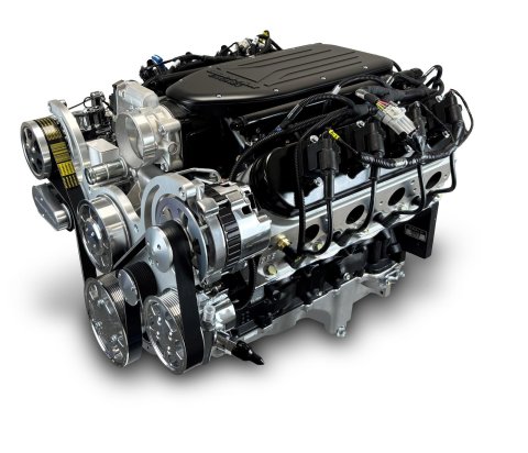BluePrint Engines Pro Series Chevy 427 C.I.D. 605 HP Dressed Stroker Long Block Crate PSLS4278CTFK Engine, Stroker, GM LS Compatible Engine, Deluxe Dressed, Fuel Injected, with Polished Pulley Kit, Chevy, Each thumbnail 1