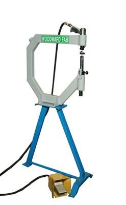 Woodward Fab Planishing Hammers WFPL2 Hammer, Floor Stand Type, Steel, Blue/Gray, 3,000 Hits Per Minute @ 90 psi, Lower Radius Dies, Kit thumbnail 2