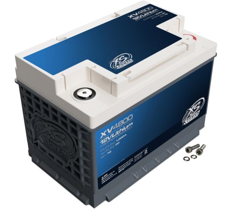 XS Power XV Automotive Series Lithium Batteries XV4800 Battery, Automotive, Lithium, BCI Group 48, 12 Volt, 1,500 Watts, 1,335 Max Amps, 70 Energy Watts, 10.94 in. L, 7.48 in. H, 6.93 in. W, 6.91 lbs. thumbnail 1