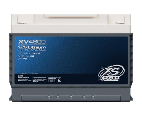 XS Power XV Automotive Series Lithium Batteries XV4800 Battery, Automotive, Lithium, BCI Group 48, 12 Volt, 1,500 Watts, 1,335 Max Amps, 70 Energy Watts, 10.94 in. L, 7.48 in. H, 6.93 in. W, 6.91 lbs. thumbnail 2