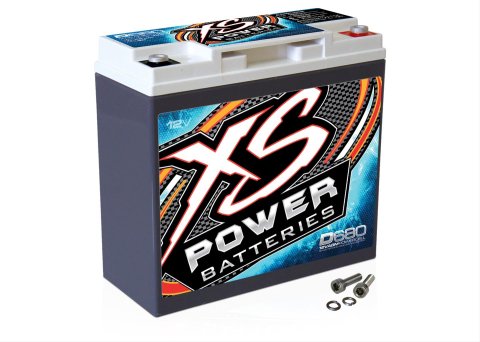 XS Power AGM Batteries D680 Battery, AGM, Deep Cycle/Starting, 12 V, 370 Cranking Amps at 32 Degrees F, Top Terminals, Each thumbnail 1