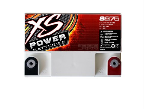 XS Power AGM Batteries S975 Battery, 12 V, AGM, 604 Cranking Amps at 32 Degrees F, Top Post, 7.83 in. Length, 5.3 in. Width, 6.67 in. Height, Each thumbnail 4