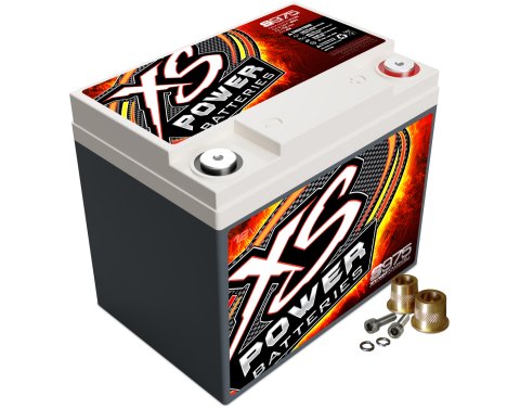 XS Power AGM Batteries S975 Battery, 12 V, AGM, 604 Cranking Amps at 32 Degrees F, Top Post, 7.83 in. Length, 5.3 in. Width, 6.67 in. Height, Each thumbnail 6